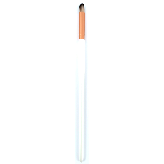 Kosmetikpinsel für Lidschatten rund kleiner Rosegold 17 cm