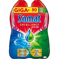 Somat Excellence Duo Gel für Geschirrspüler, 1620 ml, 90 Portionen