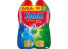 Somat Excellence Duo Gel für Geschirrspüler, 1620 ml, 90 Portionen