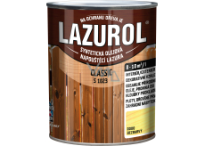 Lazurol Classic S1023 dünnschichtige Holzlasur mit Ölanteil, 0000 farblos, 750 ml