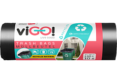 viGO Müllsäcke, 28 µ, 70 × 105 cm, 120 l, 10 Stk