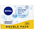 Nivea Micellar Wipes Aqua Rose odličovací ubrousky, 25 ks