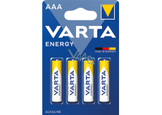 Varta Energy AAA baterie, 4 ks
