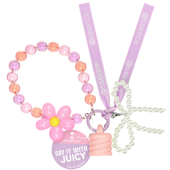 Essence SAY IT WITH JUICY Anhänger für Lippenstift 01 Cap It Cute, 1 Stück