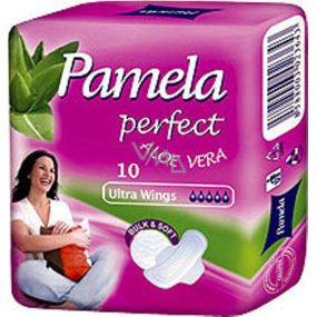 Pamela Perfect Ultra Wings Aloe Vera Intimpolster 10 Stück