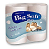 Big Soft Classic White Toilettenpapier 2-lagig 4 x 200 Schnipsel
