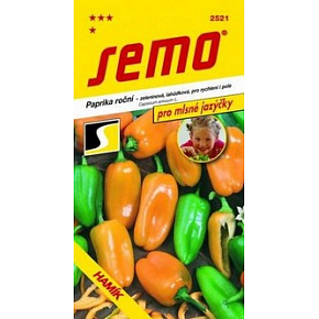 Semo Paprika jahodová, lahůdková Hamík 30 semen Semo Paprika jahodová, lahůdková Hamík 30 semen