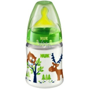 Nuk Faust Wahl Plastikflasche 300 ml Latex Sauger 0-6 Monate Größe 1