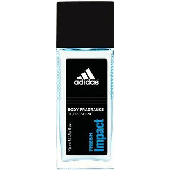 Adidas Fresh Impact parfümiertes Deodorantglas für Männer 75 ml