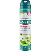 Sanytol Desinfektions-Lufterfrischer für Oberflächen und Textilien, Menthol, 300 ml