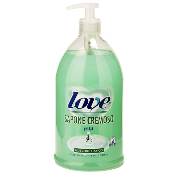 Madel Love Sapone Cremoso Muschio Bianco Flüssigseifenspender 500 ml
