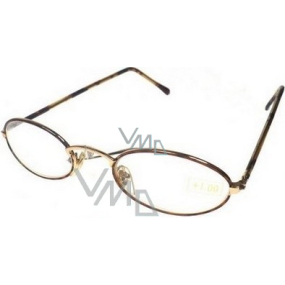 Berkeley Lesebrille +4 Gold MC3 1 Stück Berkeley Lesebrille +4 Gold MC3 1 Stück