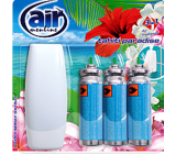 Air Menline Tahiti Paradise Happy Lufterfrischer-Set + füllt 3 x 15 ml Spray nach