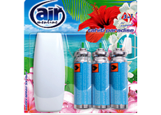 Air Menline Tahiti Paradise Happy Lufterfrischer-Set + füllt 3 x 15 ml Spray nach