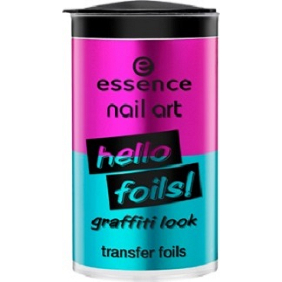 Essence Nail Art Hallo Folien! Trasferfolien Nagelfolie 02 Hallo Metalle! 2 Stücke