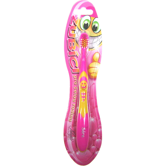 Nekupto Zubíci Zahnbürste für Kinder namens Sára soft 1 Stück