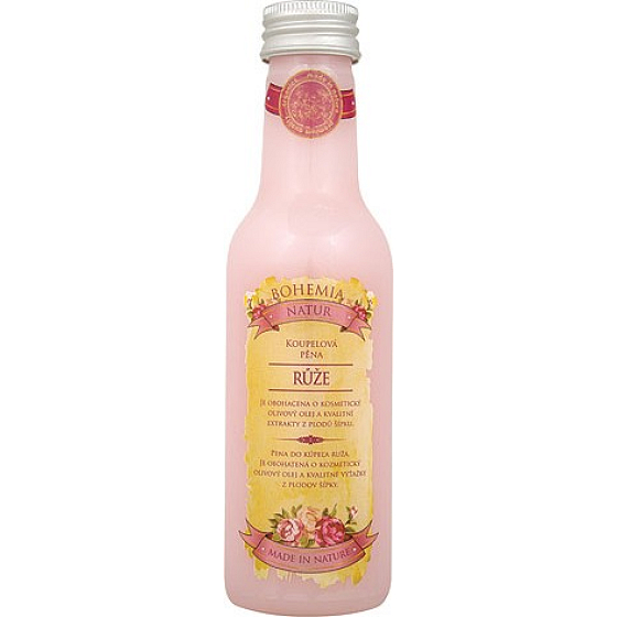 Bohemia Gifts Rosarium mit Extrakten aus Hagebutten und Hasenblumen Badeschaum 200 ml