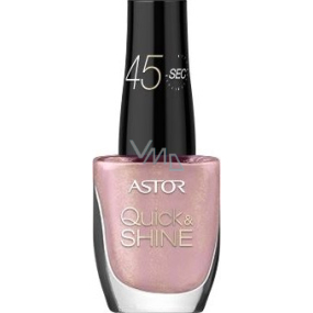 Astor Quick & Shine Nagellack Nagellack 619 Pink Cupcake 8 ml
