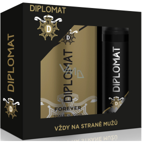 Astrid Diplomat Forever Eau de Toilette für Männer 100 ml + Deodorant Spray für Männer 150 ml, Geschenkset