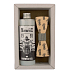 Bohemia Gifts Biker Olivenöl Duschgel 250 ml + Holzschmetterling Kosmetikset