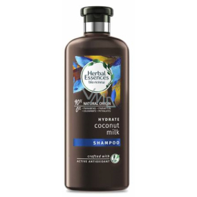 Herbal Essences Hydrate Coconut Milk Shampoo mit Kokosmilch, für glänzendes und hydratisiertes Haar, ohne Parabene 400 ml