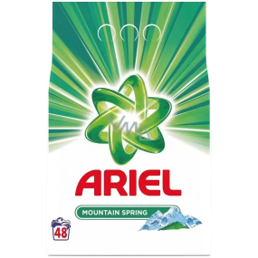 Ariel Mountain Spring Waschpulver für saubere und duftende Wäsche ohne Flecken 48 Dosen 3,6 kg