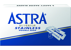 Astra Superior Stainless, Rasierklingen, Packung 5 Stück