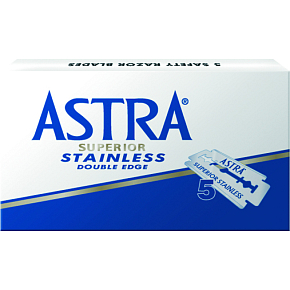 Astra Superior Stainless, Rasierklingen, Packung 5 Stück