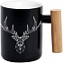 Albi Becher mit Holzgriff Schwarzwild 350 ml