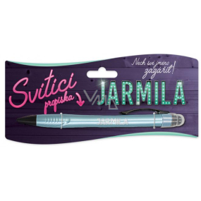 Nekupto Glühender Stift mit dem Namen Jarmila, Touch Tool Controller 15 cm Nekupto Glühender Stift mit dem Namen Jarmila, Touch Tool Controller 15 cm