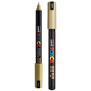 Posca Universal-Acrylmarker 0,7 mm Gold PC-1MR