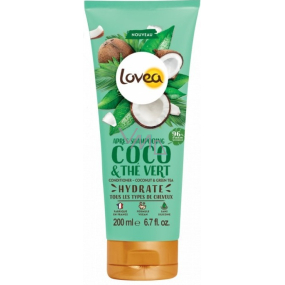 Lovea Coconut und grüner Tee feuchtigkeitsspendender Conditioner für alle Haartypen 200 ml