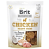 Brit Jerky Trockenfleischsnacks mit Insekten und Hühnchen für ausgewachsene Hunde 200 g
