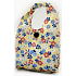 Nekupto Einkaufstasche faltbar Gelb mit Blumen 33 x 39 cm