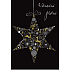 Albi Glowing Umschlagkarte Weihnachtskarte Stern 14,8 x 21 cm