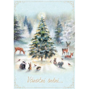 Ditipo Spielkarte Weihnachtsträumen.. Karel Gott Weiße Weihnachten 224 x 157 mm