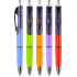 Spoko Triangle Kugelschreiber, blaue Mine, 0,5 mm 1 Stück verschiedene Farben