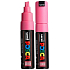 Posca Universal-Acrylmarker mit breiter, geschnittener Spitze 8 mm Pink PC-8K