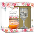 Albi Beloved Mother Weinglas 220 ml + Duftkerze + Widmung, Geschenkset