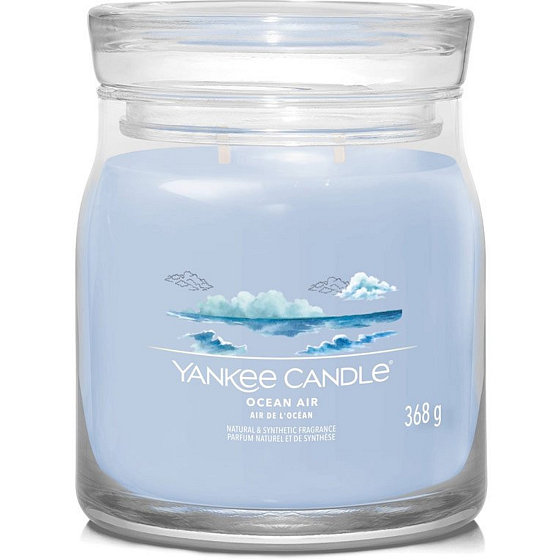 Yankee Candle Ocean Air - Ocean Air Duftkerze Signature medium Glas 2 Dochte 368 g