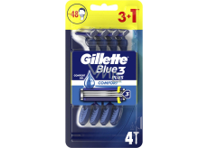 Gillette Blue3 Plus Comfort Rasiermesser 4 Stück für Männer
