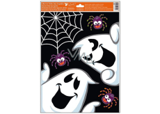 Fensterfolie Halloween Heulende Gespenster Gespenster 30 x 42 cm