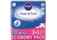 Nivea Baby Fresh & Pure Reinigungstücher für Kinder 4 x 63 Stück