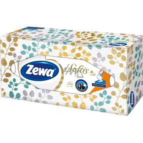 Zewa Softis Style Box 4-lagige Papiertaschentücher, 80 Stk