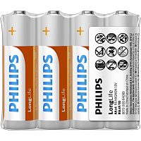 Philips Longlife Batterien AA R6L4F/10 1,5 V 4 St.