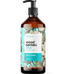 Wood Santal & Lotus Flüssigseife für Hände 1 l, Spender