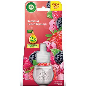 Air Wick elektrischer Lufterfrischer Nachfüllung Waldfrüchte & Pfirsichblüte, 19 ml