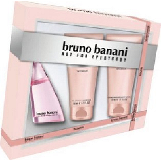 Bruno Banani Frau Eau de Toilette 20 ml + Duschgel 50 ml + Körperlotion 50 ml, Geschenkset