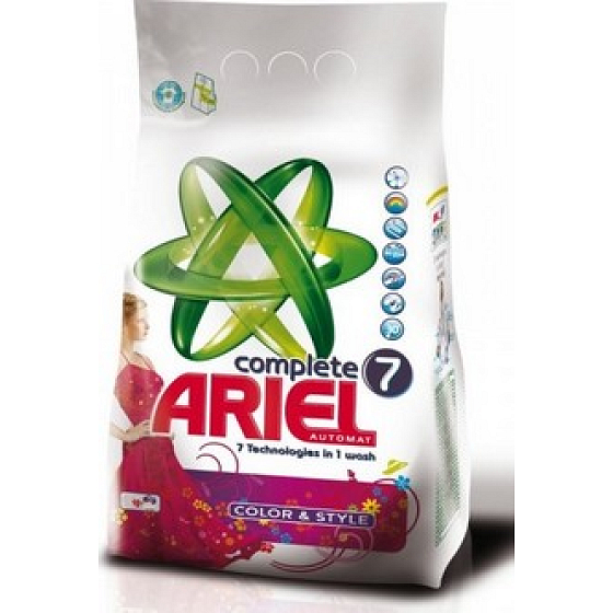 Ariel Color & Style Waschpulver für farbige Wäsche 5 kg