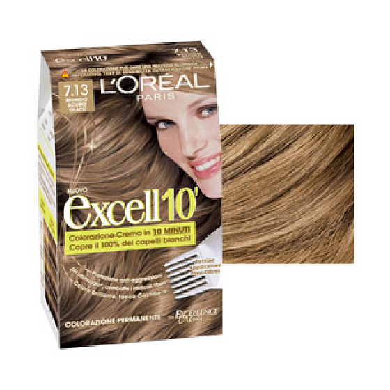 Loreal Excell 10 Haarfarbe 7,13 Eisblond